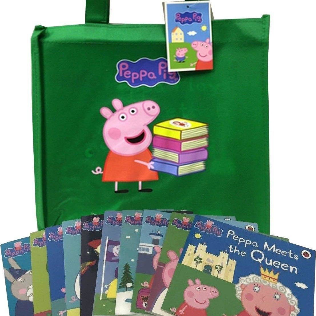 Peppa Pig Collection 10 Books Set in a Gift Bag - Ages 0-5 - Paperback - LadyBird 0-5 Ladybird