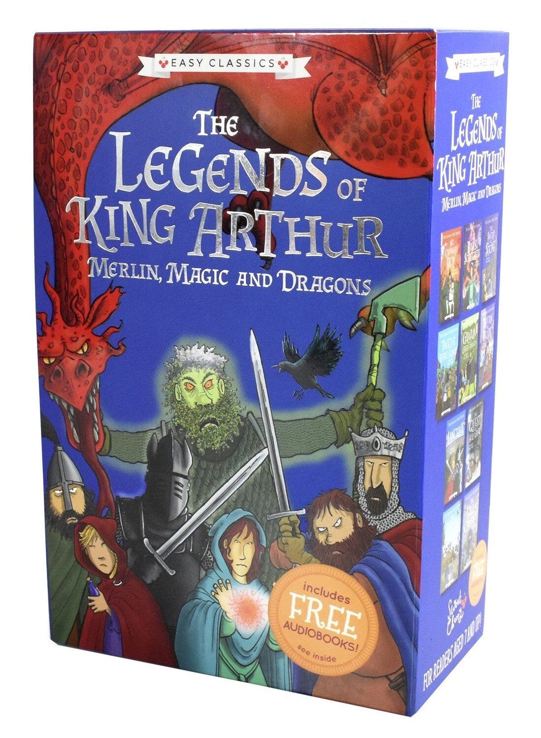 The Legends Of King Arthur Easy Classic 10 Books Box Set By Tracey Mayhew - Ages 7-9 - Paperback 7-9 Sweet Cherry Publishing