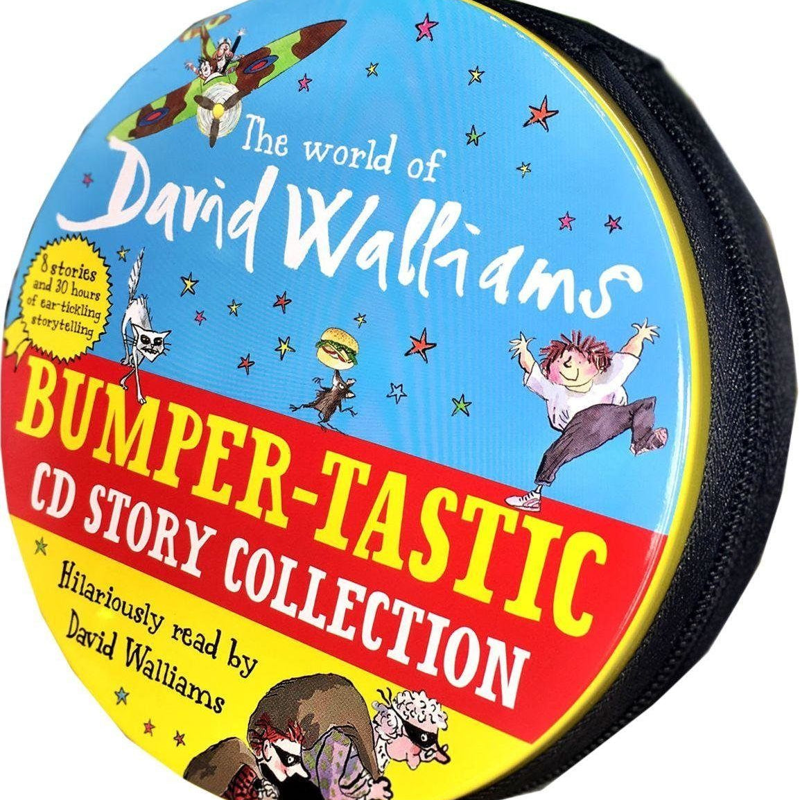 The World of David Walliams Story Collection Audio Books 27 CD Set in Tin Case 7-9 Harper Collins