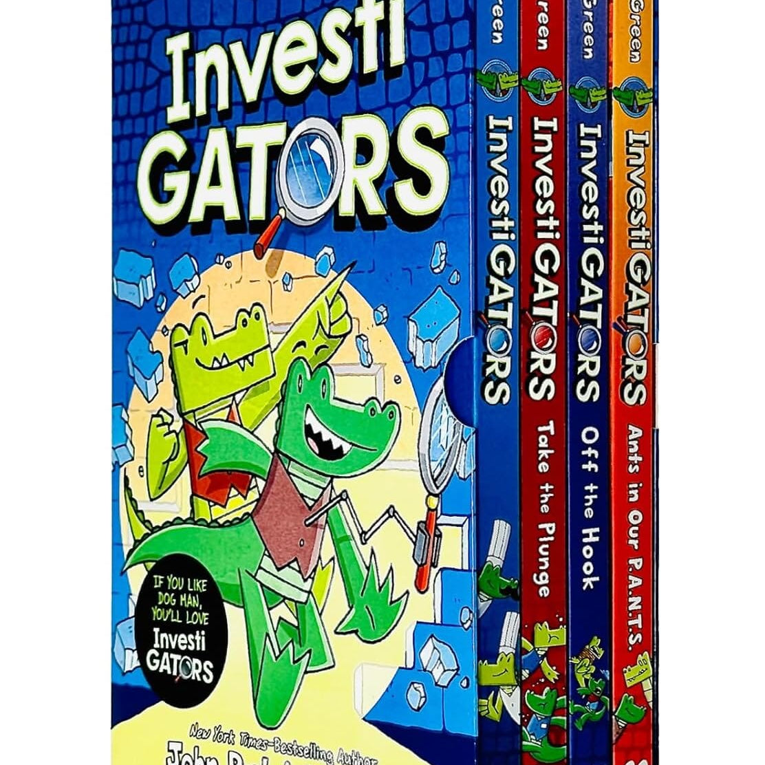 InvestiGators Series By John Patrick Green 4 Books Collection Box Set - Ages 7-9 - Paperback 7-9 Macmillan