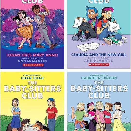The Babysitters Club Graphic Novel 4 Books Collection (Book 8 to 11) by Ann M. Martin - Ages 9+ - Paperback 9-14 Scholastic