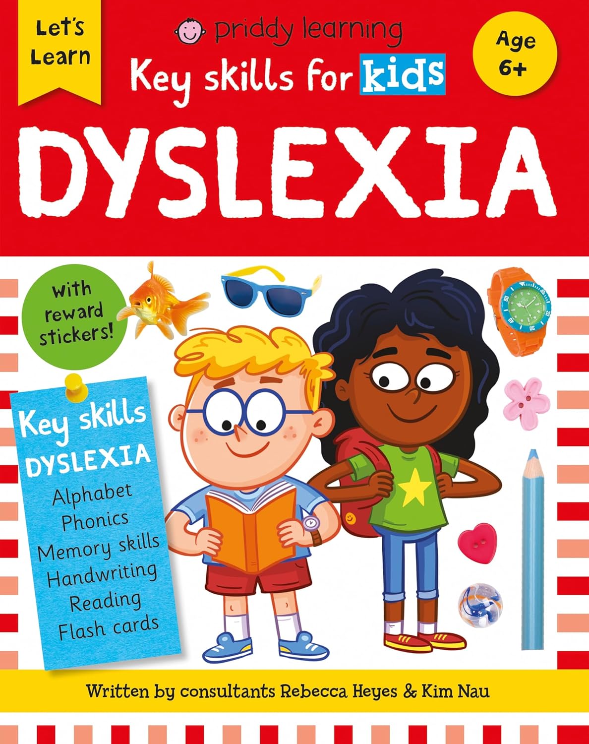 Key Skills for Kids: Dyslexia by Roger Priddy - Ages 6+ - Paperback