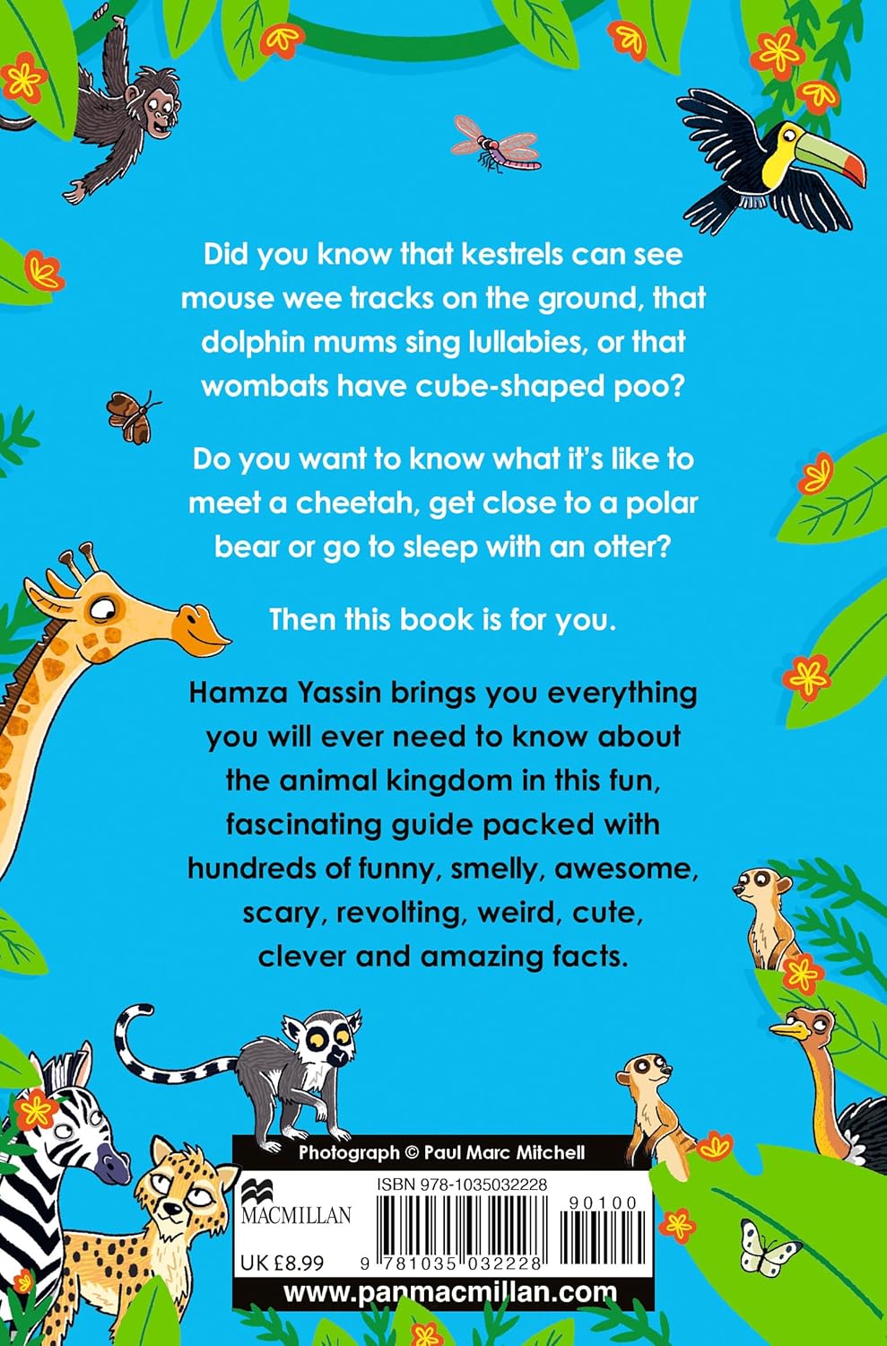 Hamza's Wild World: The Essential Book for Young Animal Fans, Full of Fun Facts! by Hamza Yassin - Ages 7-11 - Paperback