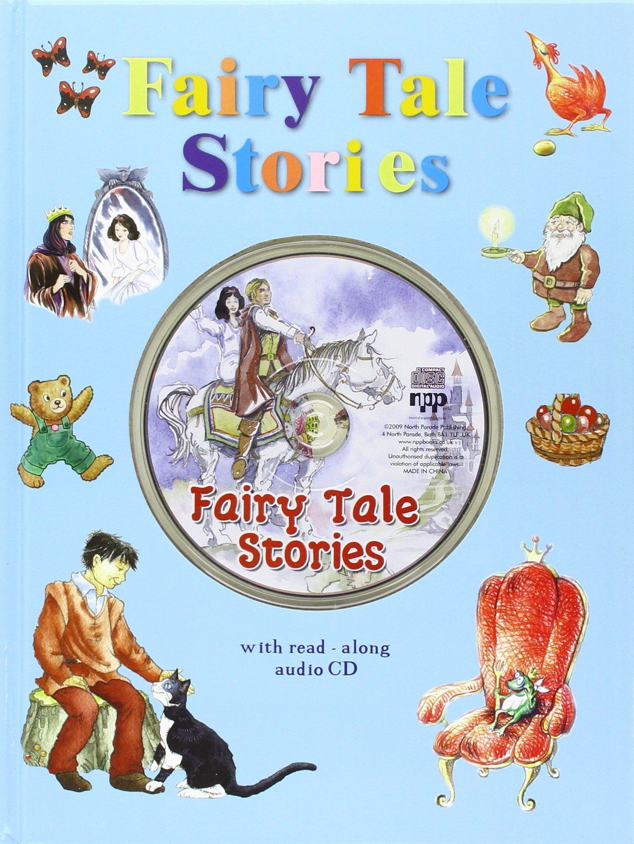 Fairy Tale Stories with Audio CD - Ages 5-7 - Hardback 5-7 NorthParadePublishing