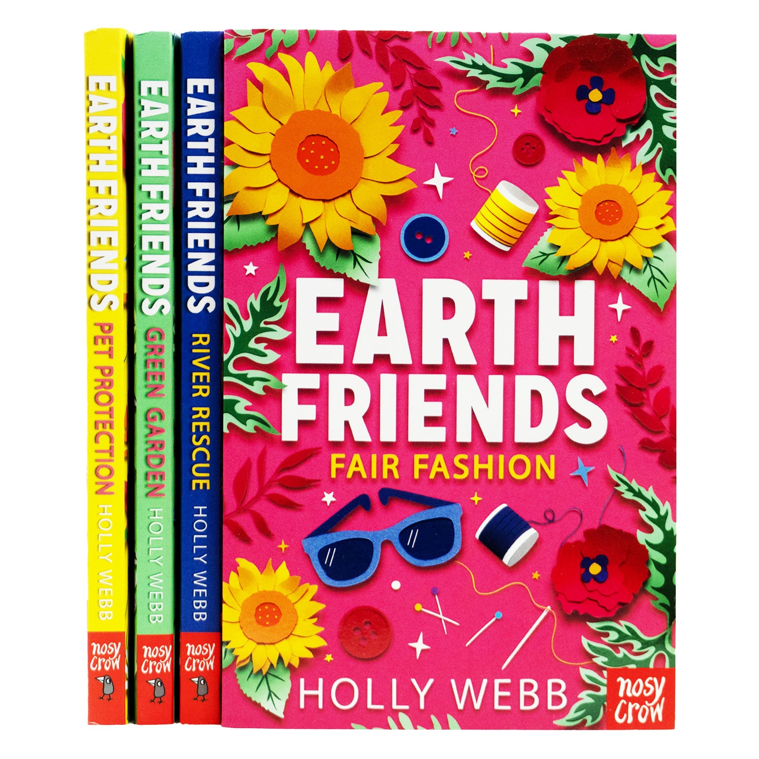 Earth Friends Series By Holly Webb: 4 Books Collection Set - Ages 7-12 - Paperback 7-9 Nosy Crow Ltd