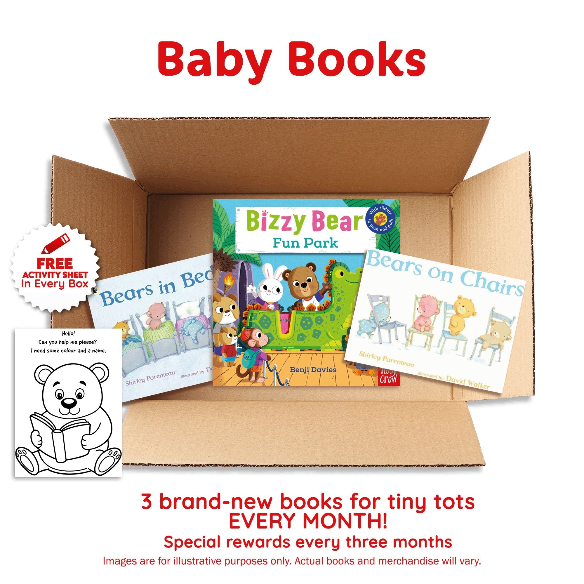 Baby Books (Ages 0-2) (UK Subscription Box) 0-5 Books2Door