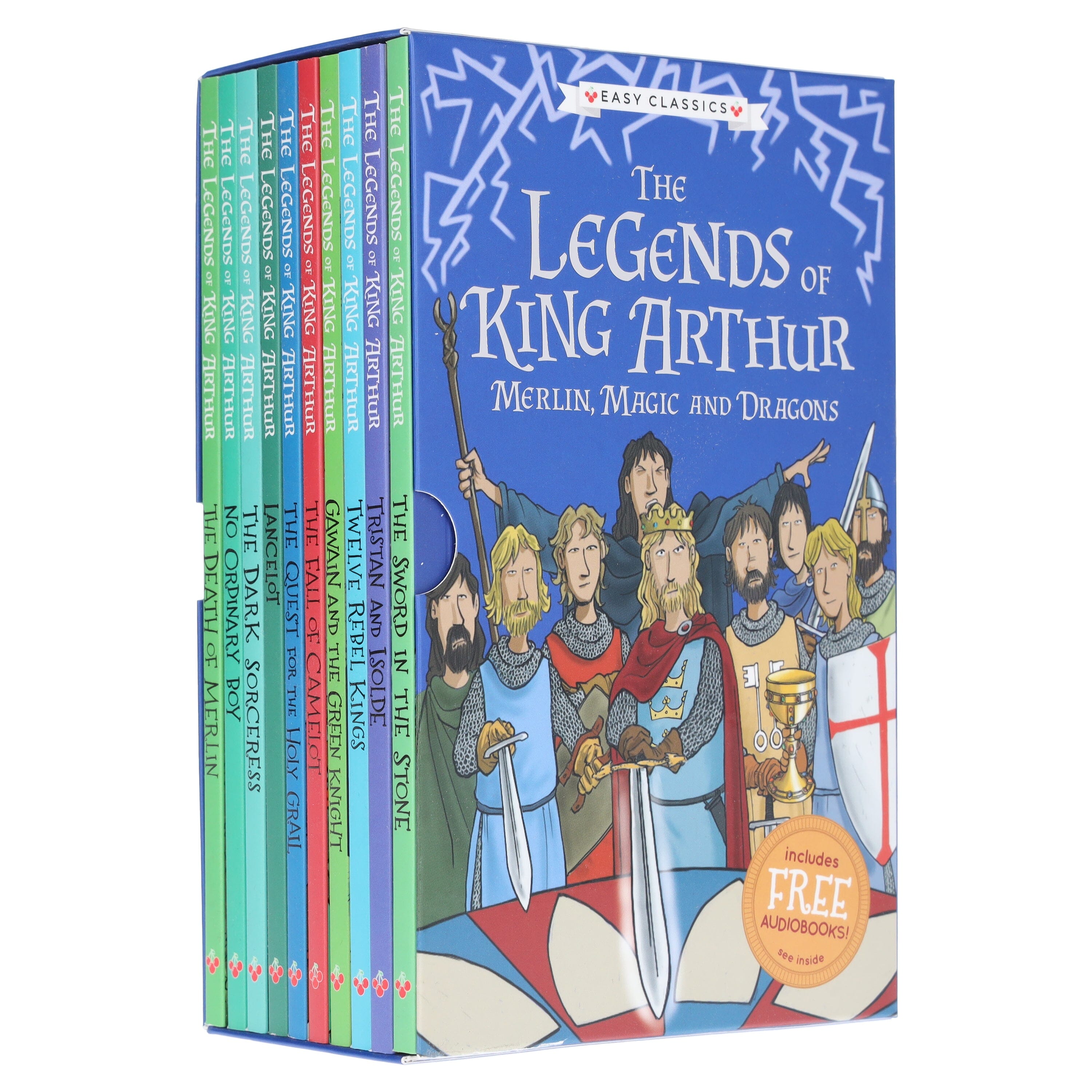 The Legends Of King Arthur Easy Classic 10 Books Box Set By Tracey Mayhew - Ages 7-9 - Paperback 7-9 Sweet Cherry Publishing
