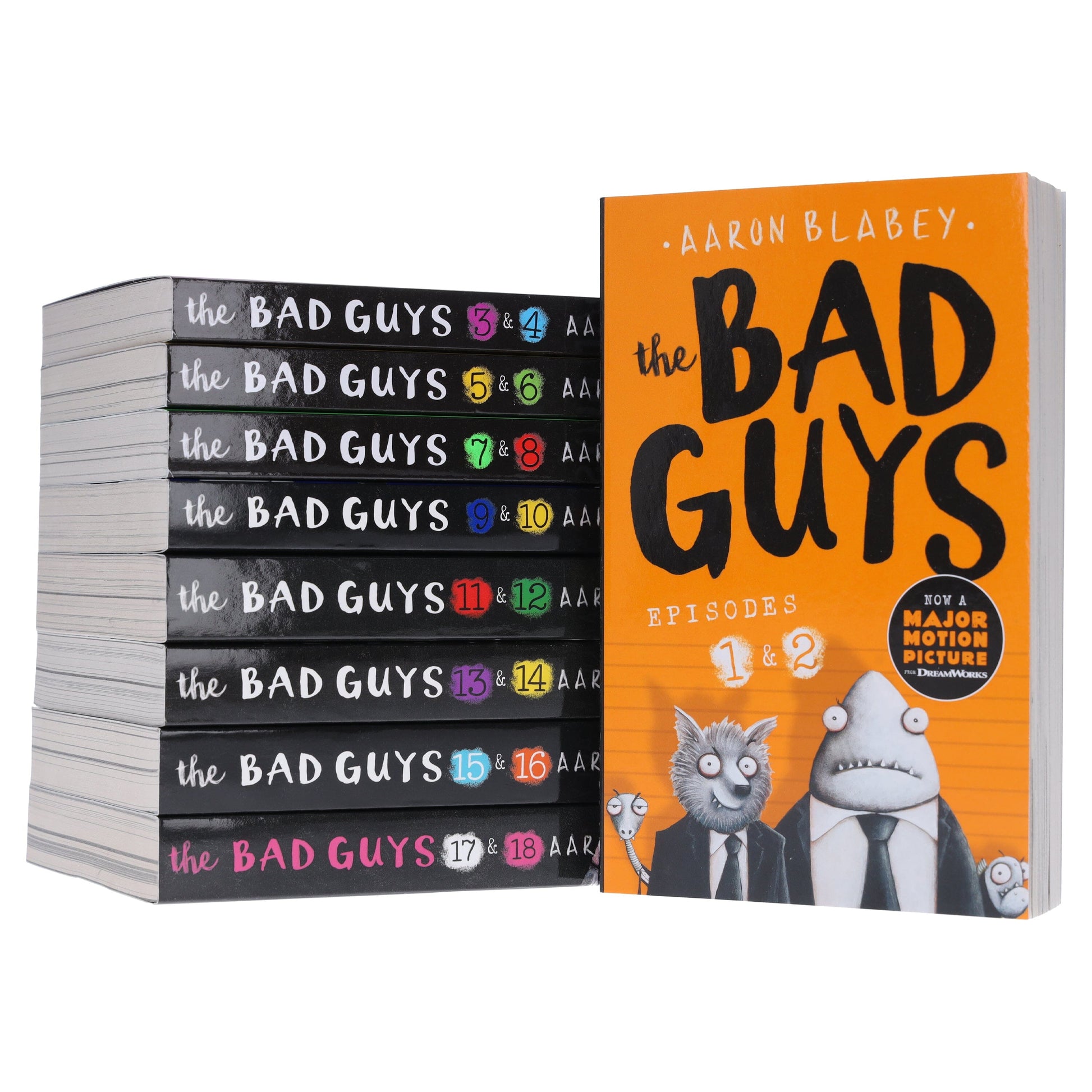 The Bad Guys Episodes by Aaron Blabey: 1-18 Collection 9 Books Set - Ages 7-9 - Paperback 7-9 Scholastic