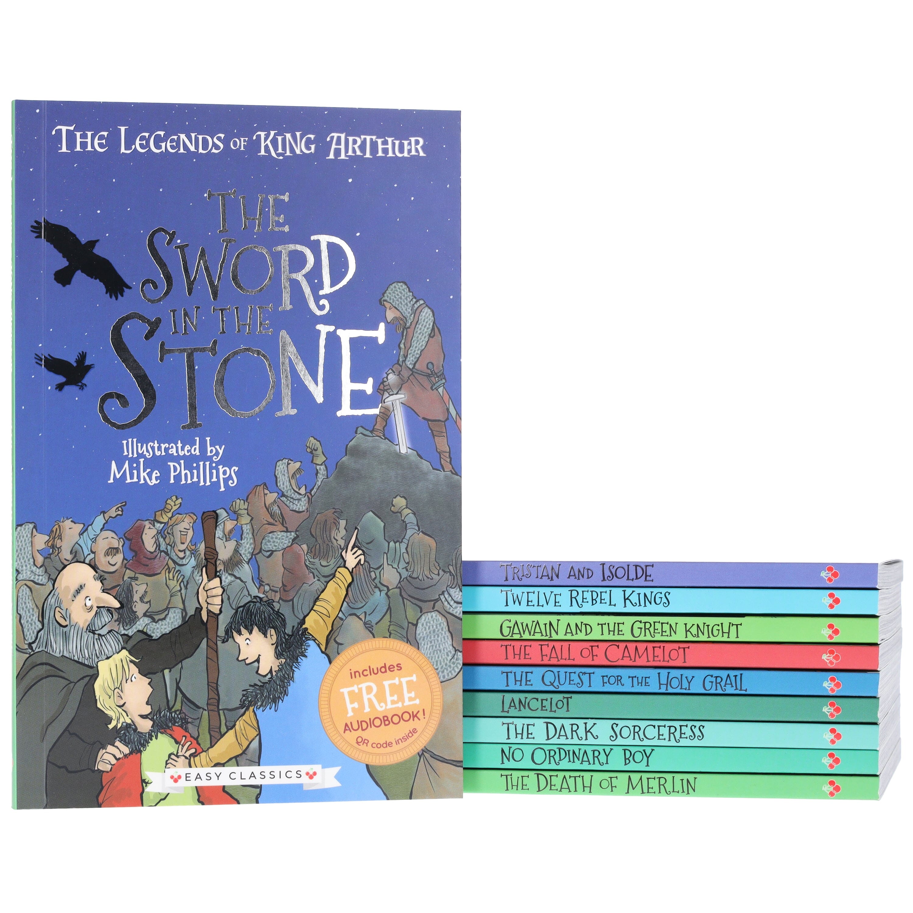 The Legends Of King Arthur Easy Classic 10 Books Box Set By Tracey Mayhew - Ages 7-9 - Paperback 7-9 Sweet Cherry Publishing
