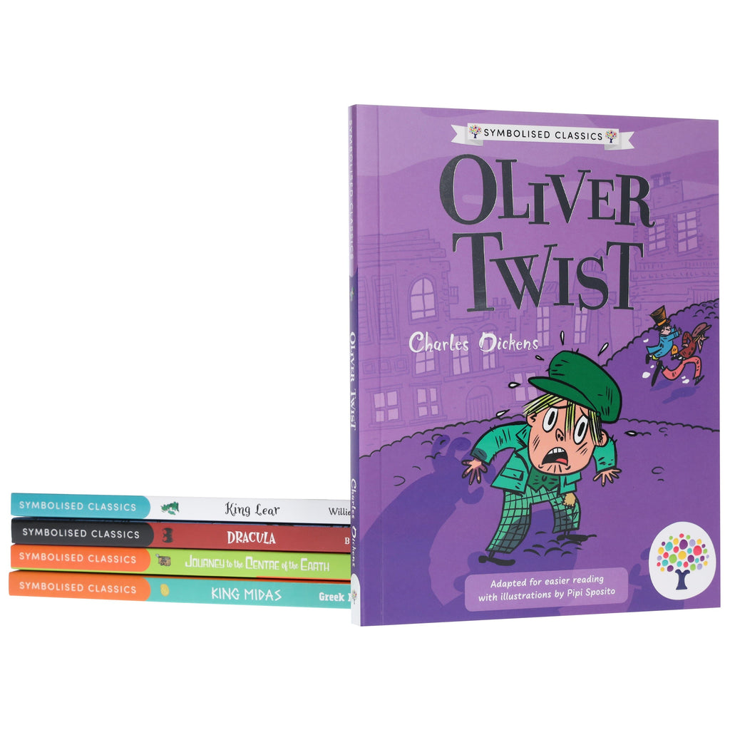 Symbolised Classics Reading Library: The Starter Collection (Volume 2) 5 Books Box Set - Ages 5+ - Paperback 5-7 Every Cherry Publishing