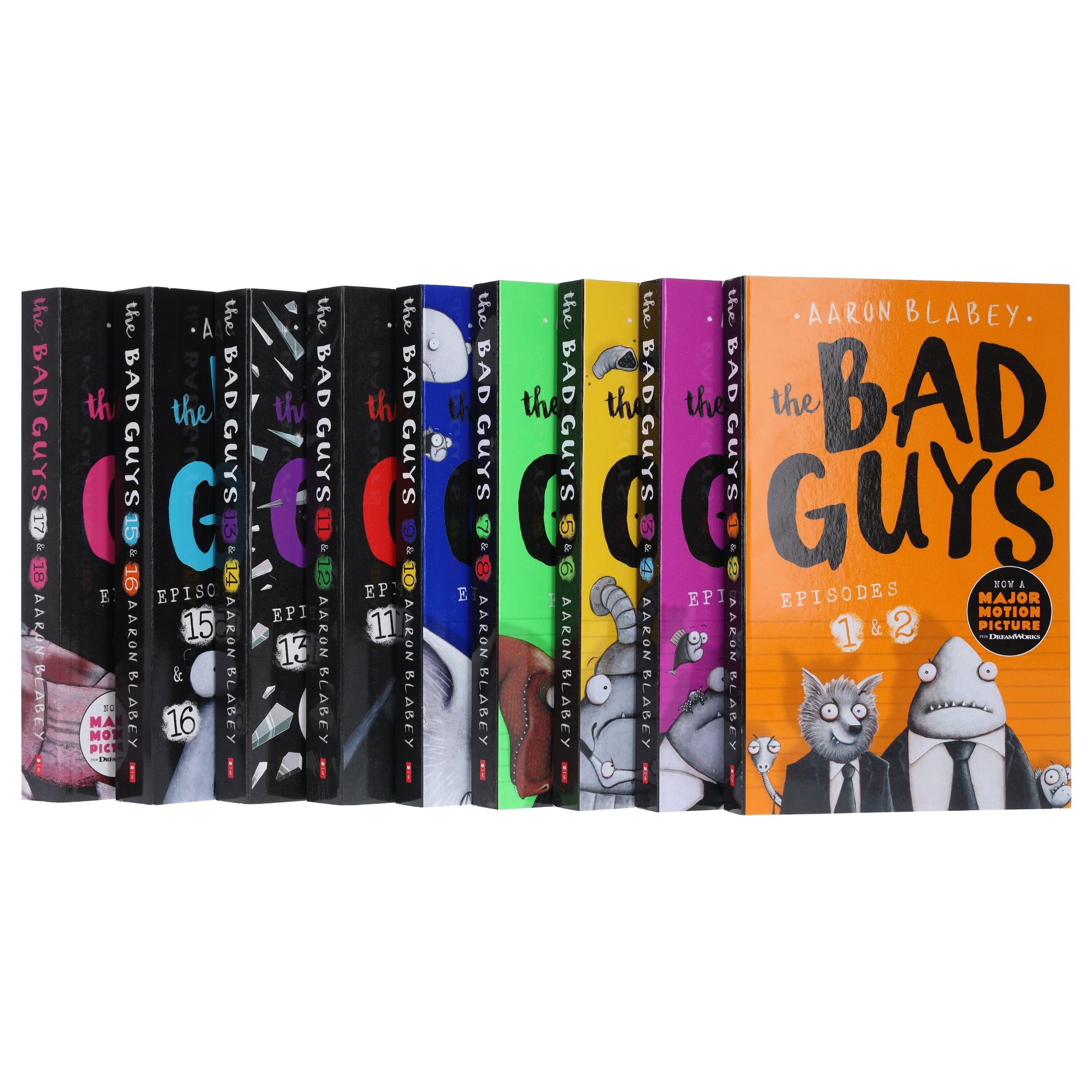 The Bad Guys Episodes by Aaron Blabey: 1-18 Collection 9 Books Set - Ages 7-9 - Paperback 7-9 Scholastic