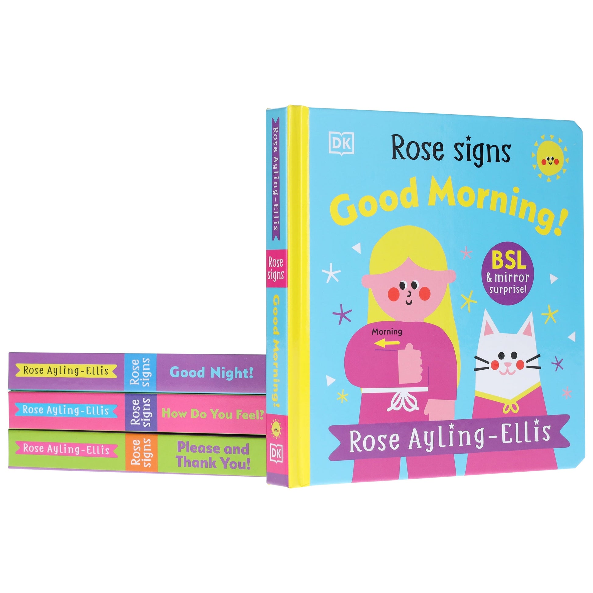 DK Rose Signs Series by Rose Ayling-Ellis Illustrated 4 Picture Books Collection Set - Ages 2-5 - Board Book 0-5 DK