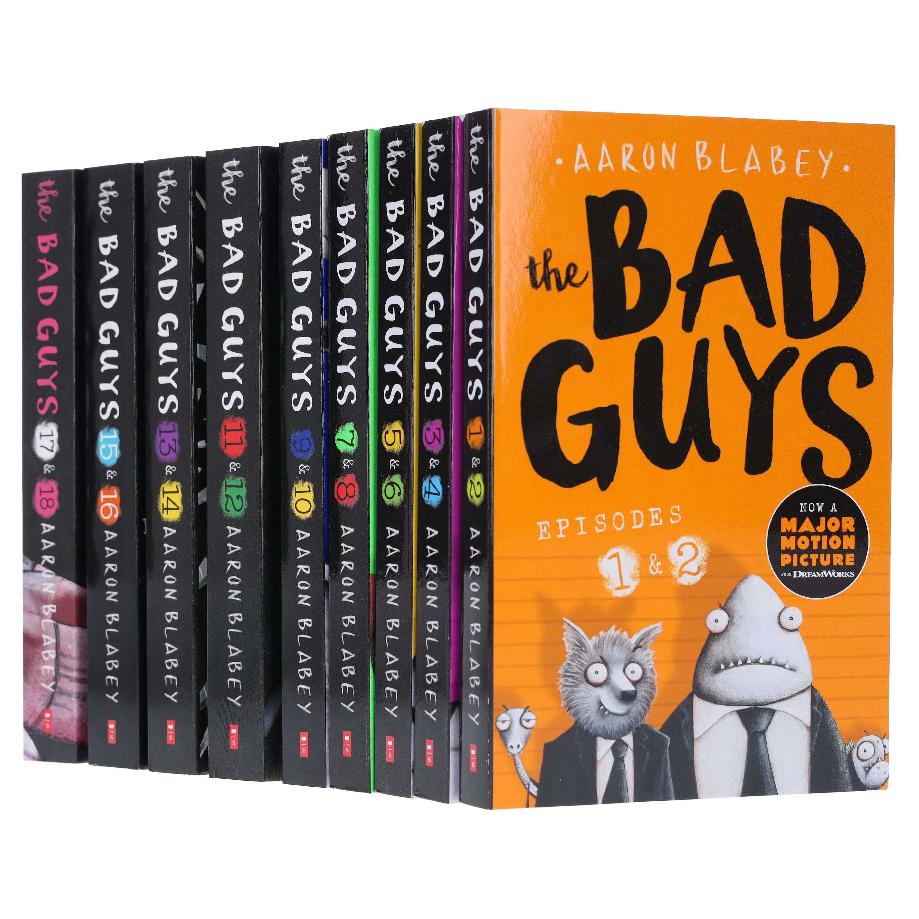 The Bad Guys Episodes by Aaron Blabey: 1-18 Collection 9 Books Set - Ages 7-9 - Paperback 7-9 Scholastic