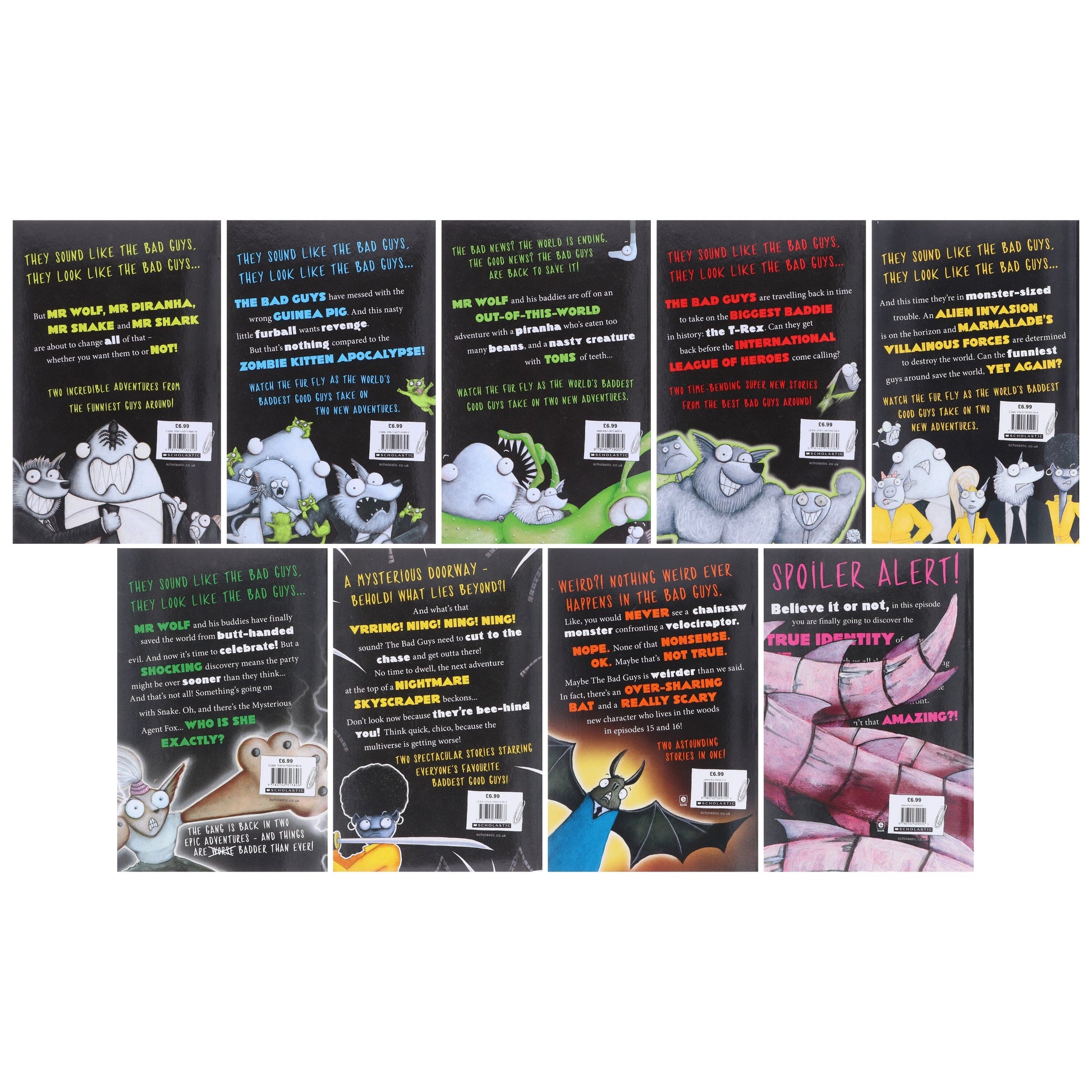The Bad Guys Episodes by Aaron Blabey: 1-18 Collection 9 Books Set - Ages 7-9 - Paperback 7-9 Scholastic
