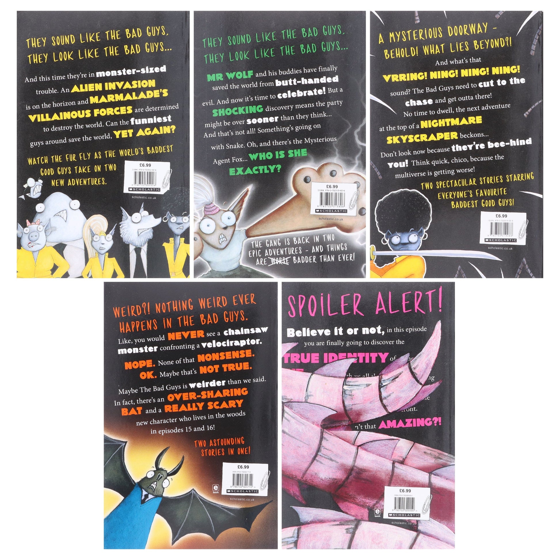 The Bad Guys Episodes 9-18 By Aaron Blabey 5 Books Collection Set - Ages 7-9 - Paperback 7-9 Scholastic