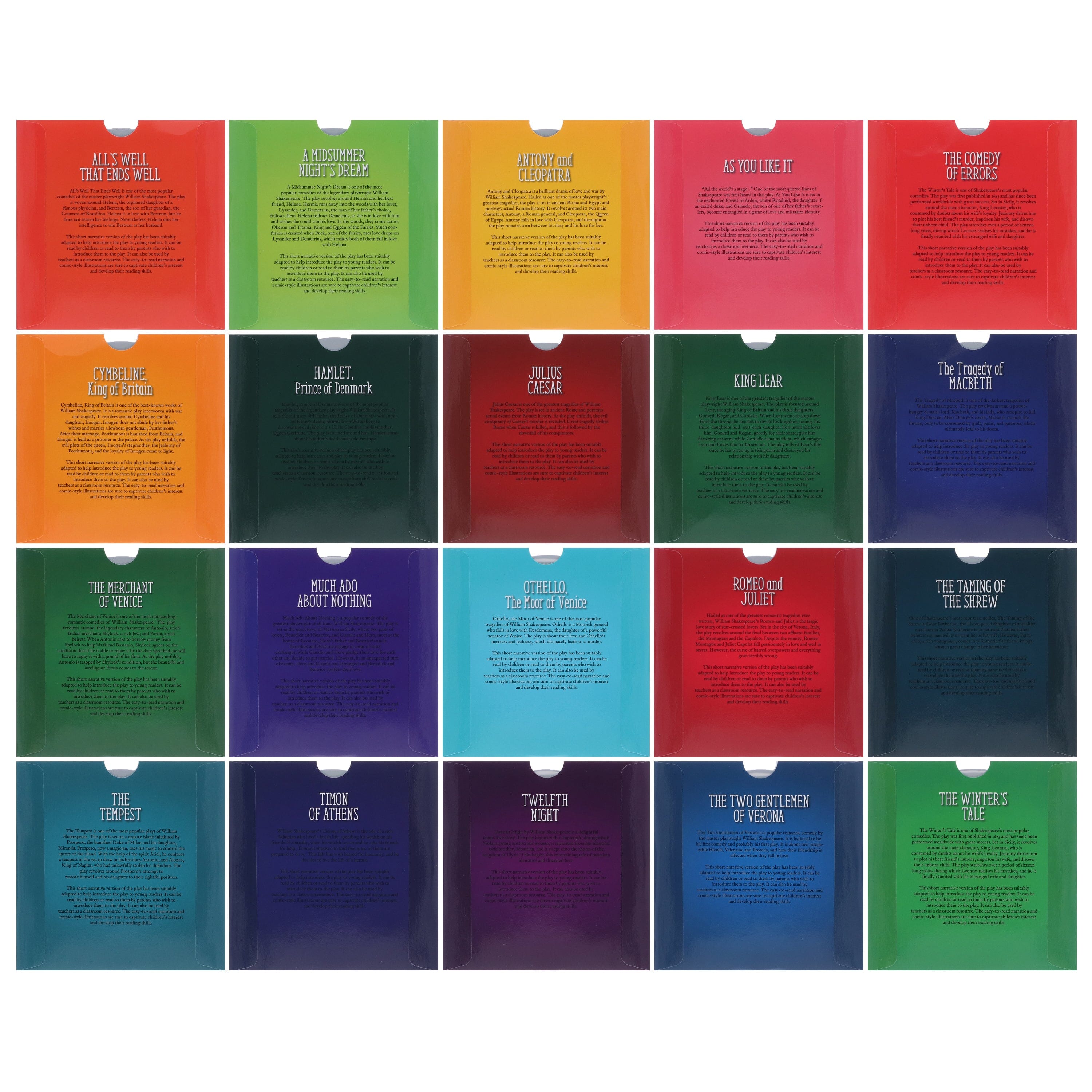 Twenty Shakespeare Children's Stories - The Complete Audio Collection (20 Shakespeare Children's Stories (Easy Classics)) - Ages 7+ 7-9 Sweet Cherry Publishing