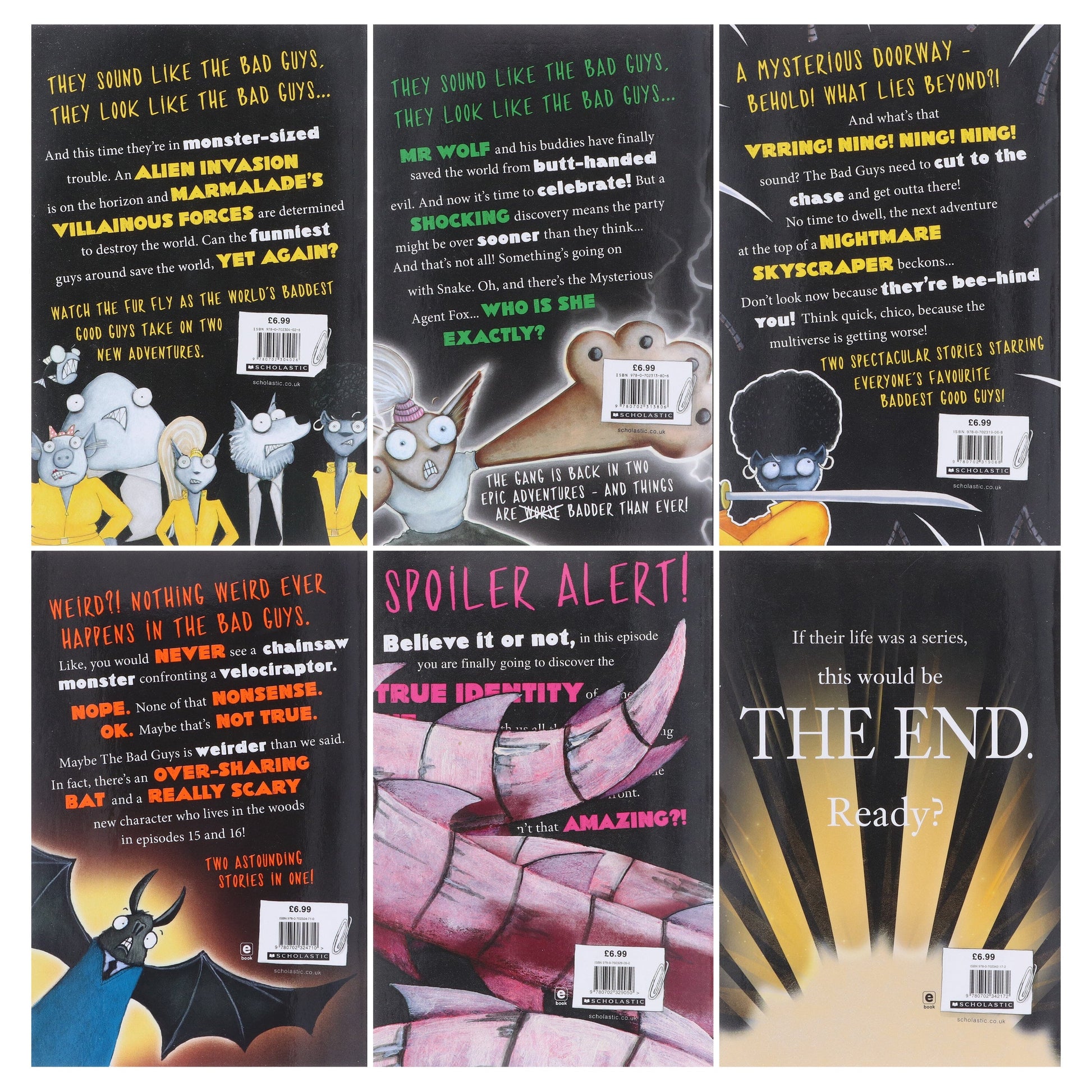The Bad Guys Episodes 9-20 By Aaron Blabey 6 Books Collection Set - Ages 7-9 - Paperback 7-9 Scholastic