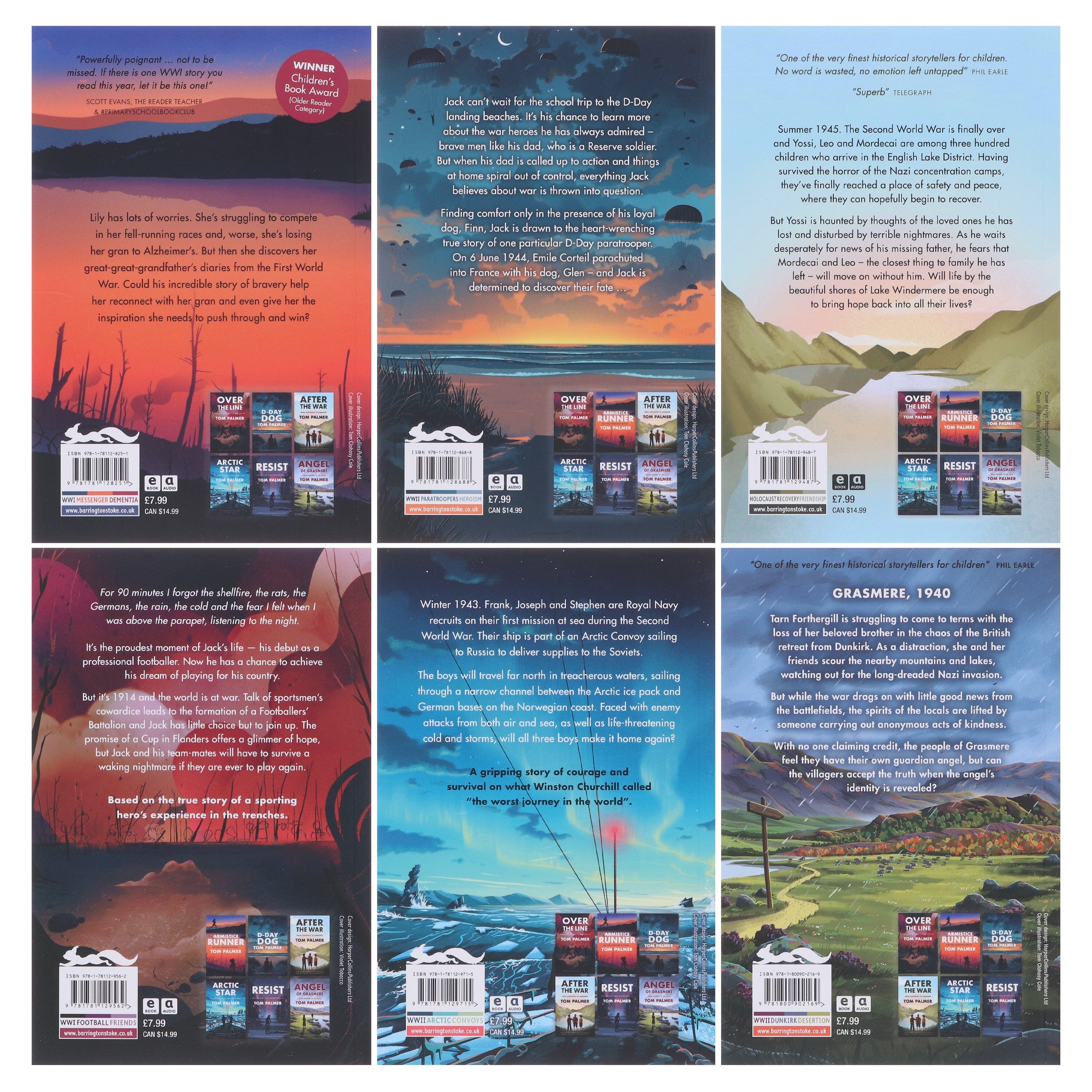 Conkers Series By Tom Palmer 6 Books Collection Set - Ages 9+ - Paperback 9-14 HarperCollins Publishers