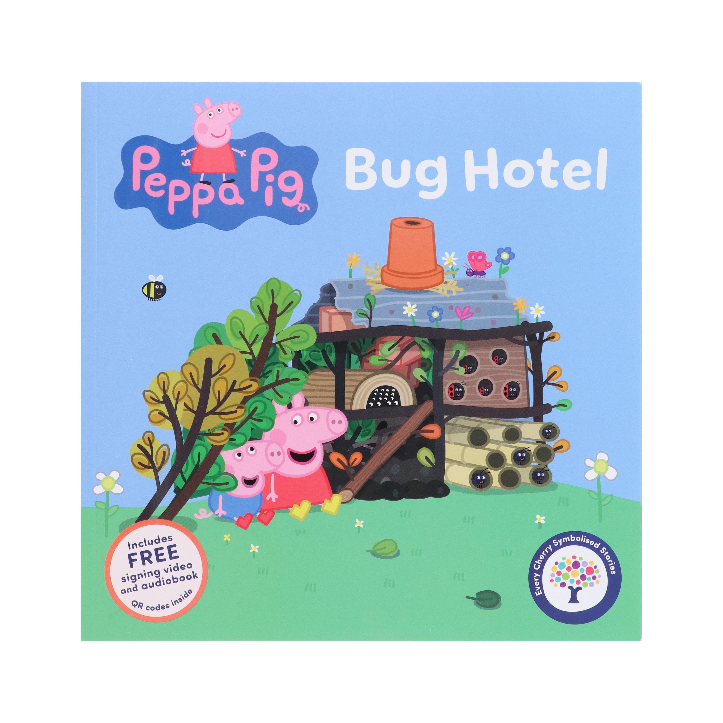 Peppa Pig: Bug Hotel: A Symbolised Picture Book (Peppa Pig Symbolised Stories) - Ages 3-5 - Paperback (Includes Free Signing Video & Audiobook) 3-5 Every Cherry Publishing