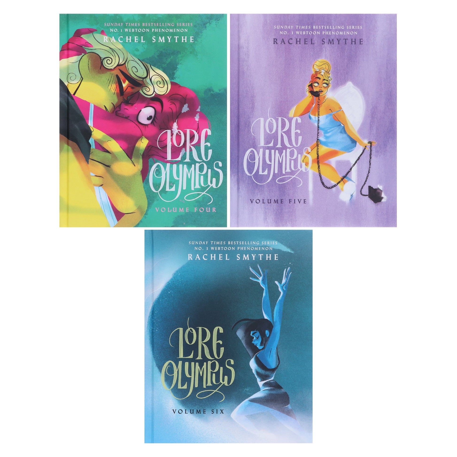 Lore Olympus By Rachel Smythe (Volume 4-6) illustrated 3 Books Collection Set - Ages 15+ - Hardback Graphic Novels Penguin Random House