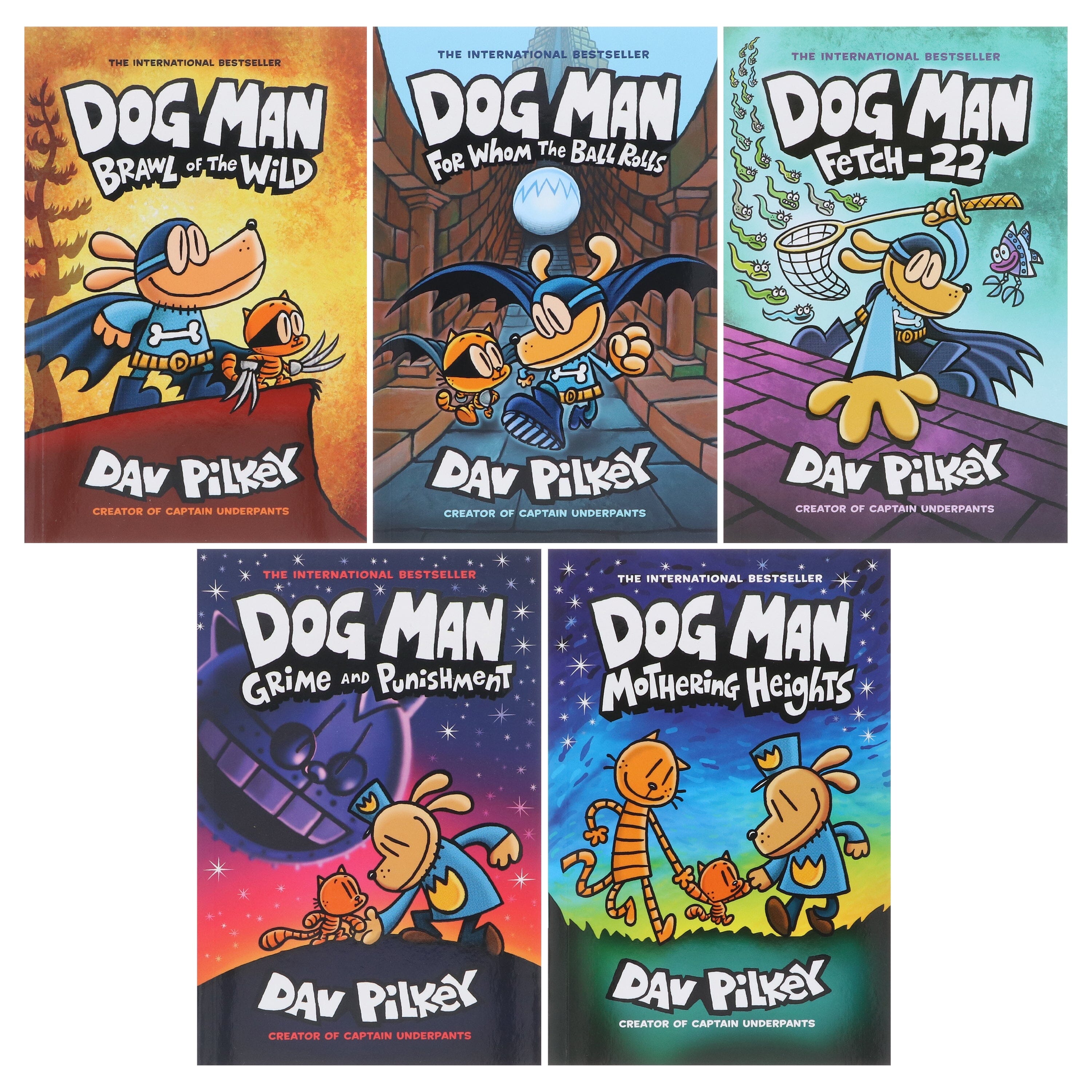 Dog Man by Dav Pilkey: Books 1-10 – Accessible Shop