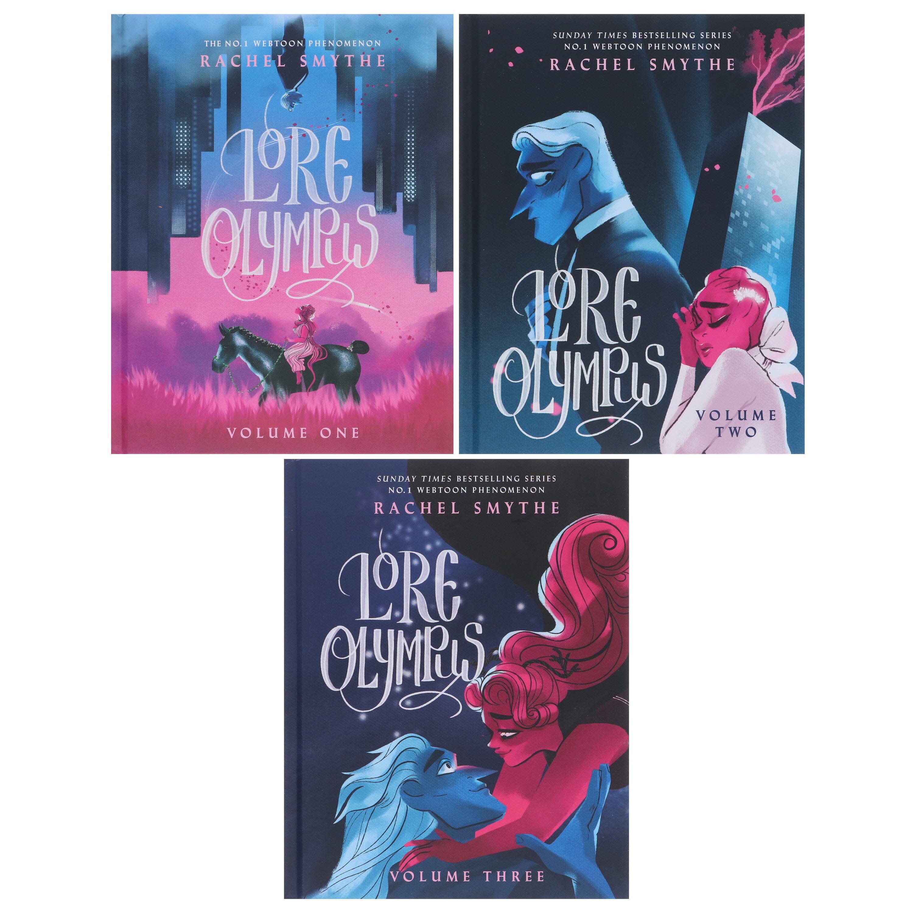 Lore Olympus by Rachel Smythe Volume 1, 2 & 3 Collection Set - Ages 15+ - Hardback Graphic Novels Penguin Random House
