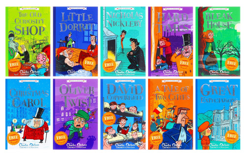 Charles Dickens Easy Classics 10 Books Collection By Pipi Sposito - Ages 7+ - Paperback 7-9 Sweet Cherry Publishing