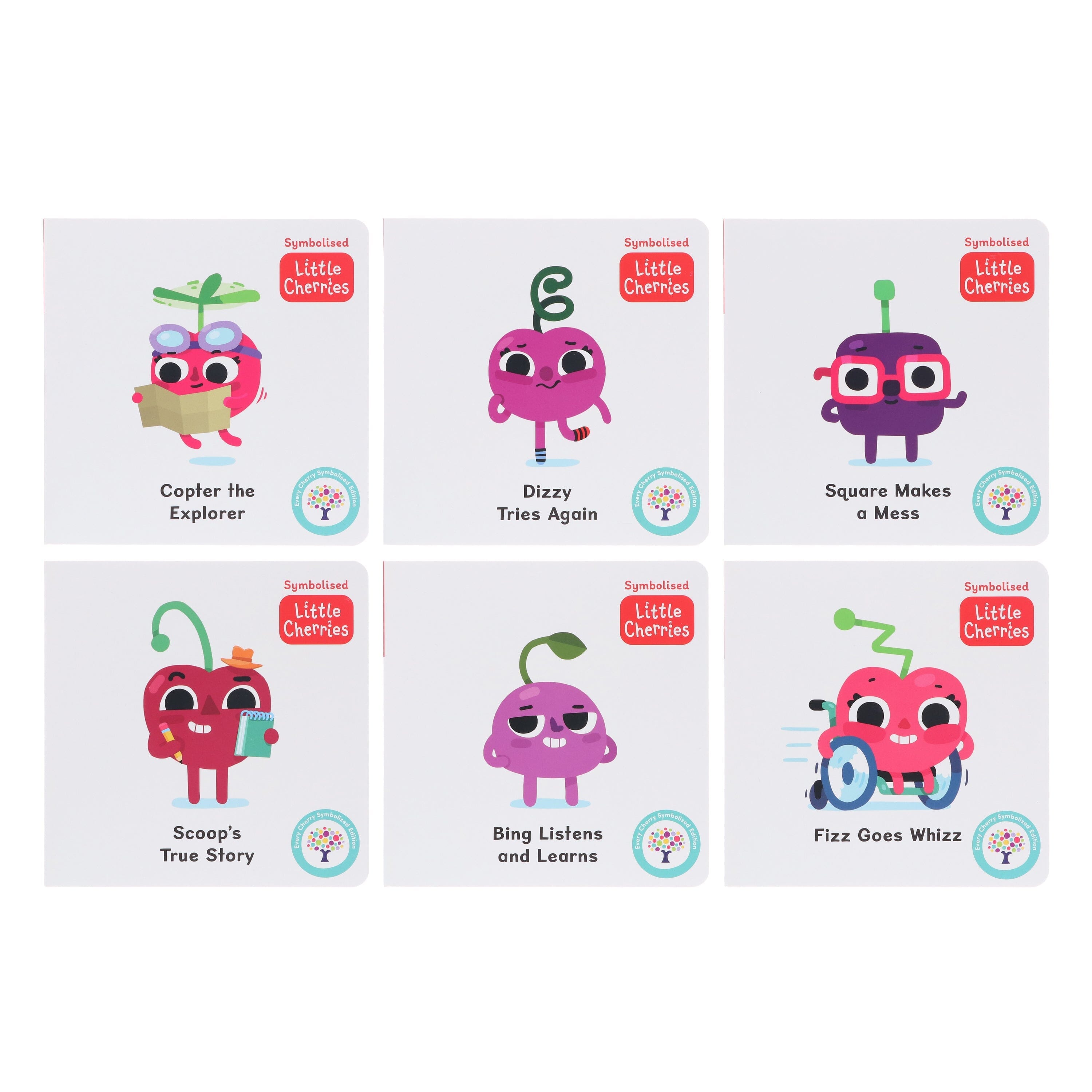 The Little Cherries Series 1 & 2: Illustrated 12 Books Collection Box Set (12 Free Audio Books Included) - Ages 5-7 - Paperback 5-7 Every Cherry Publishing