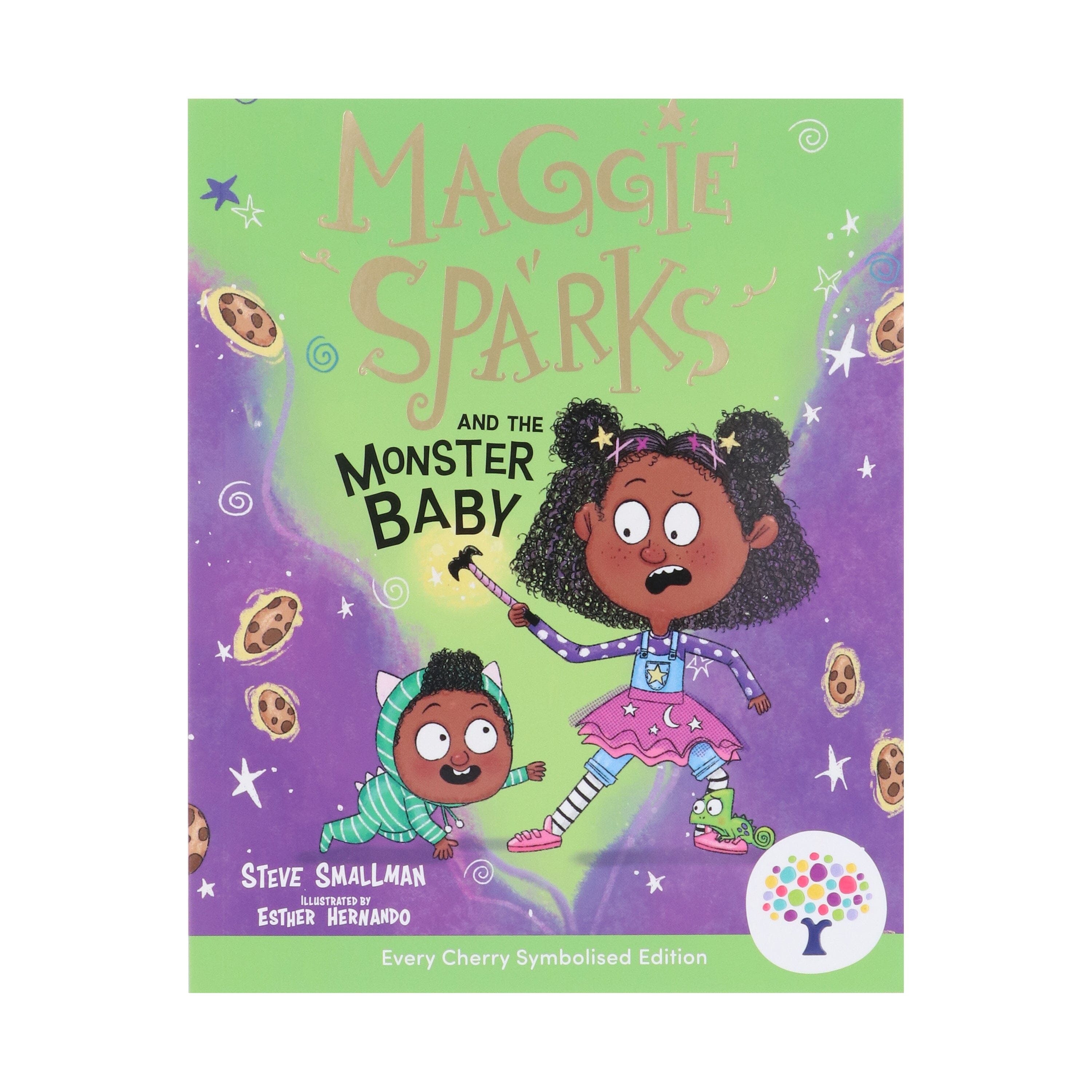 Maggie Sparks and the Monster Baby: Accessible Symbolised Edition by Steve Smallman - Ages 5-7 - Paperback (Includes Free Signing Video & Audiobook) 5-7 Every Cherry Publishing