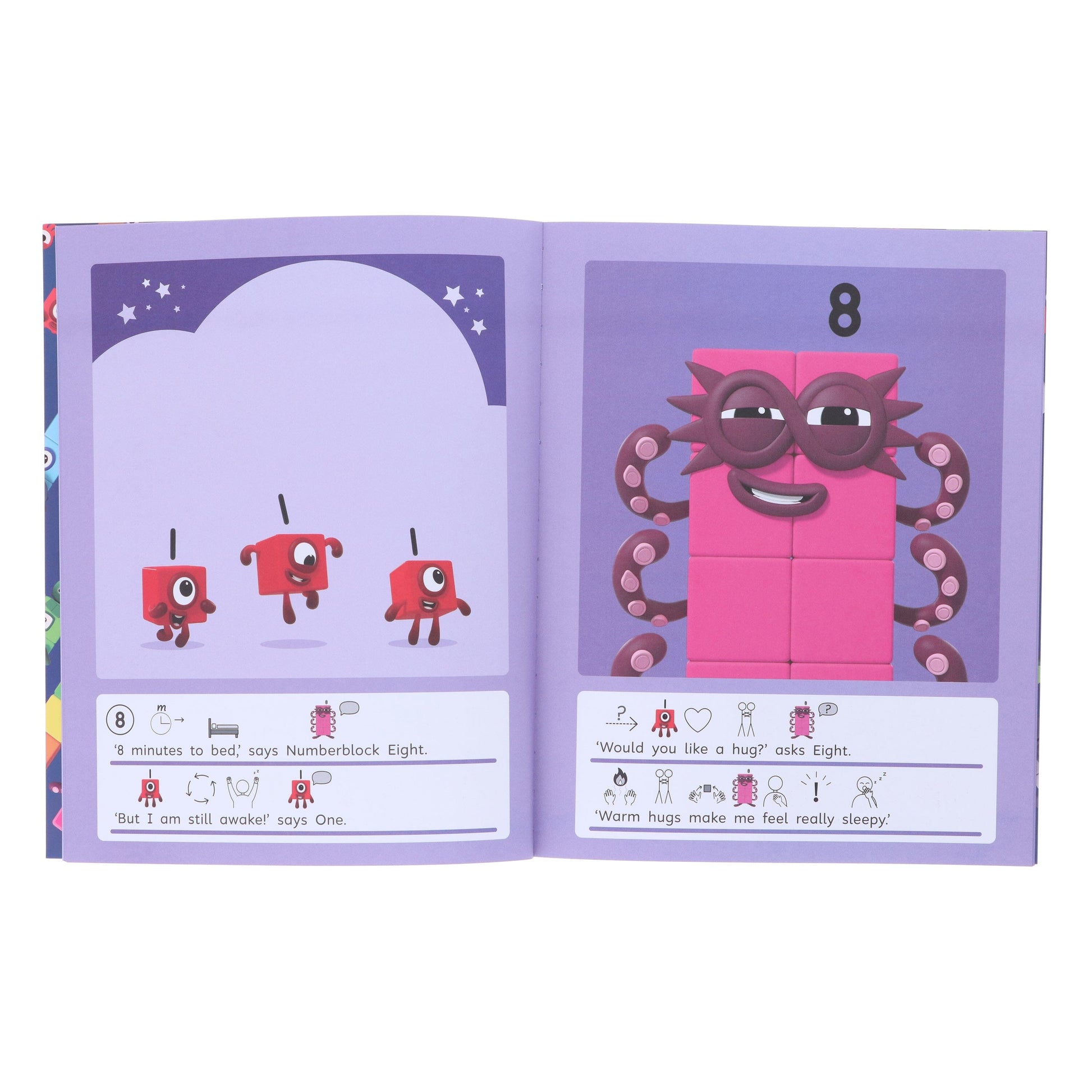 Numberblocks Countdown to Bed: A Symbolised Storybook (Includes Free Signing Video & Audiobook) - Ages 3-7 - Paperback 3-5 Every Cherry Publishing