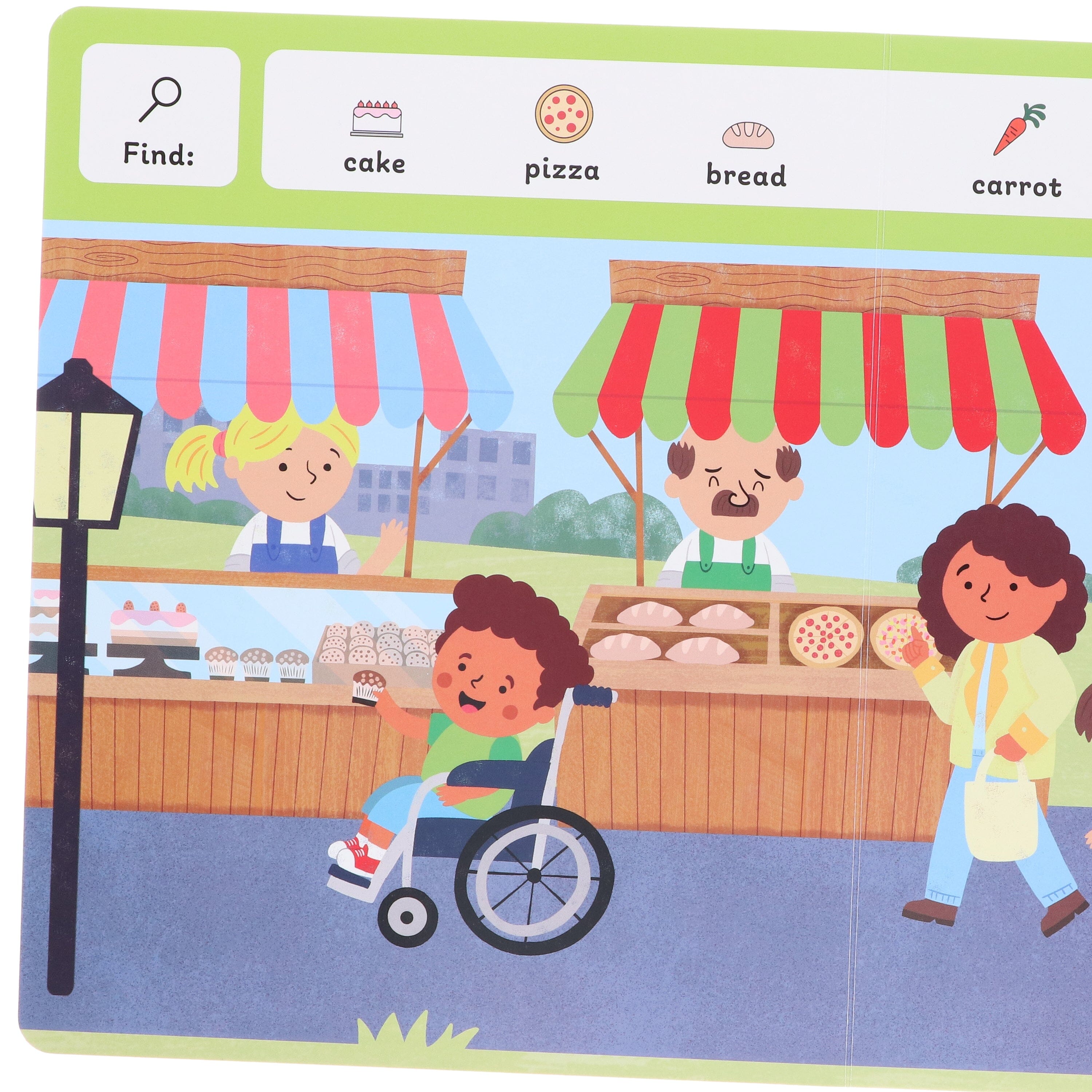 Search with Symbols: Out and About by Every Cherry Publishing (Includes Free Signing Video with Audio)- Ages 3+ - Board Book 3-5 Every Cherry Publishing