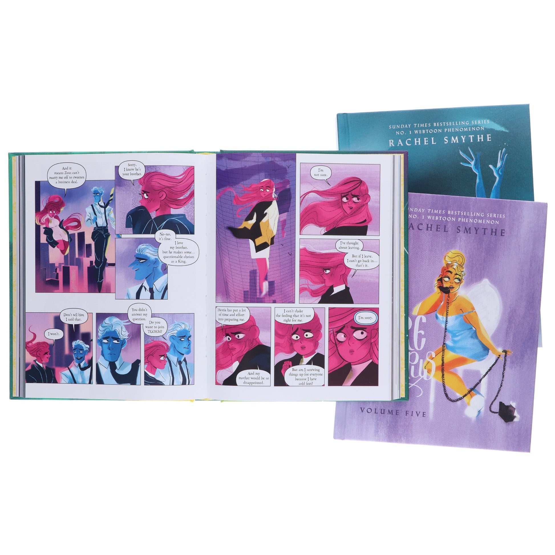 Lore Olympus By Rachel Smythe (Volume 4-6) illustrated 3 Books Collection Set - Ages 15+ - Hardback Graphic Novels Penguin Random House