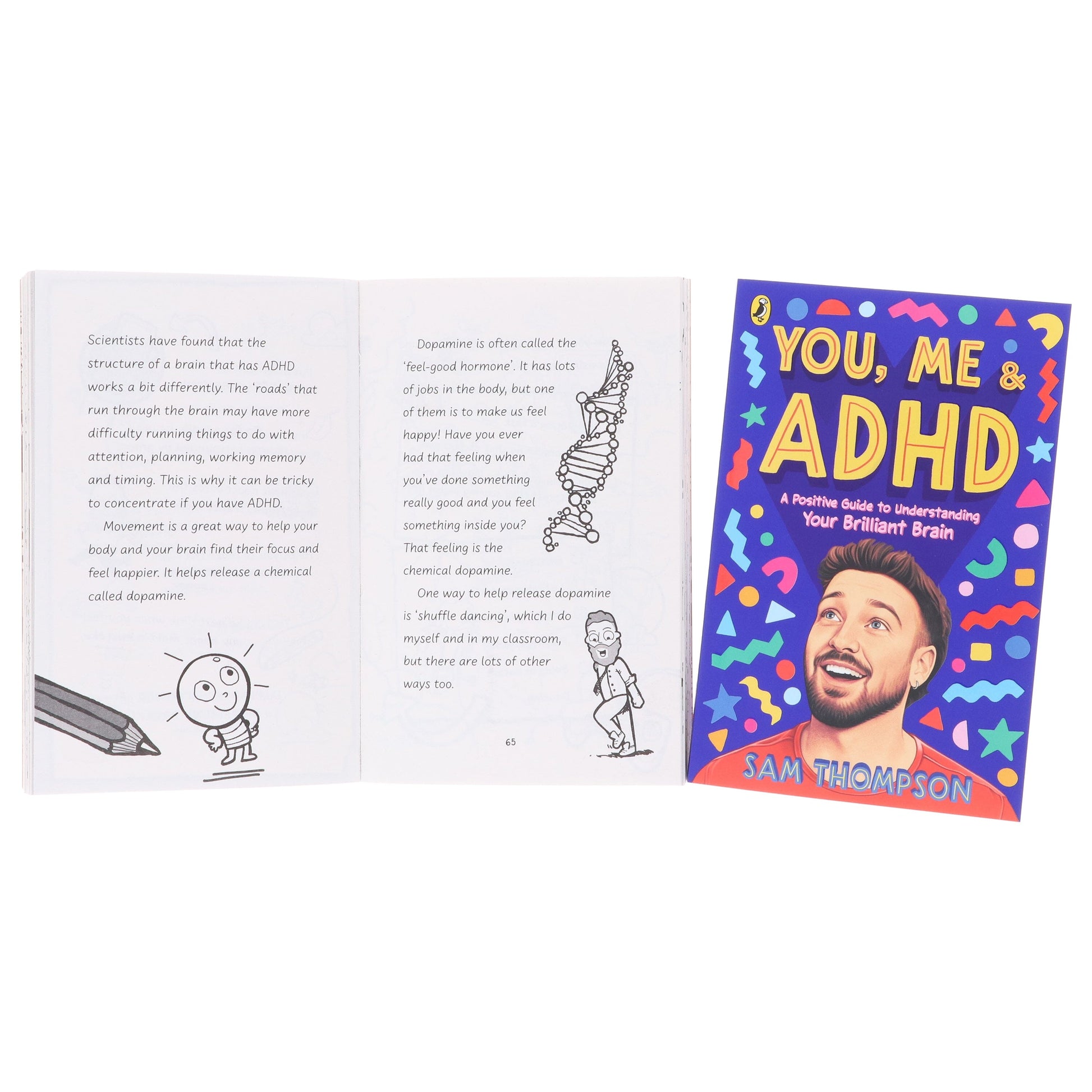 ADHD: Rapped Up! & You, Me & ADHD by Jamie Gilbert 'Mr G' & Sam Thompson 2 Books Collection Set - Ages 9-12 - Paperback 9-14 Penguin Random House & Sweet Cherry Publishing