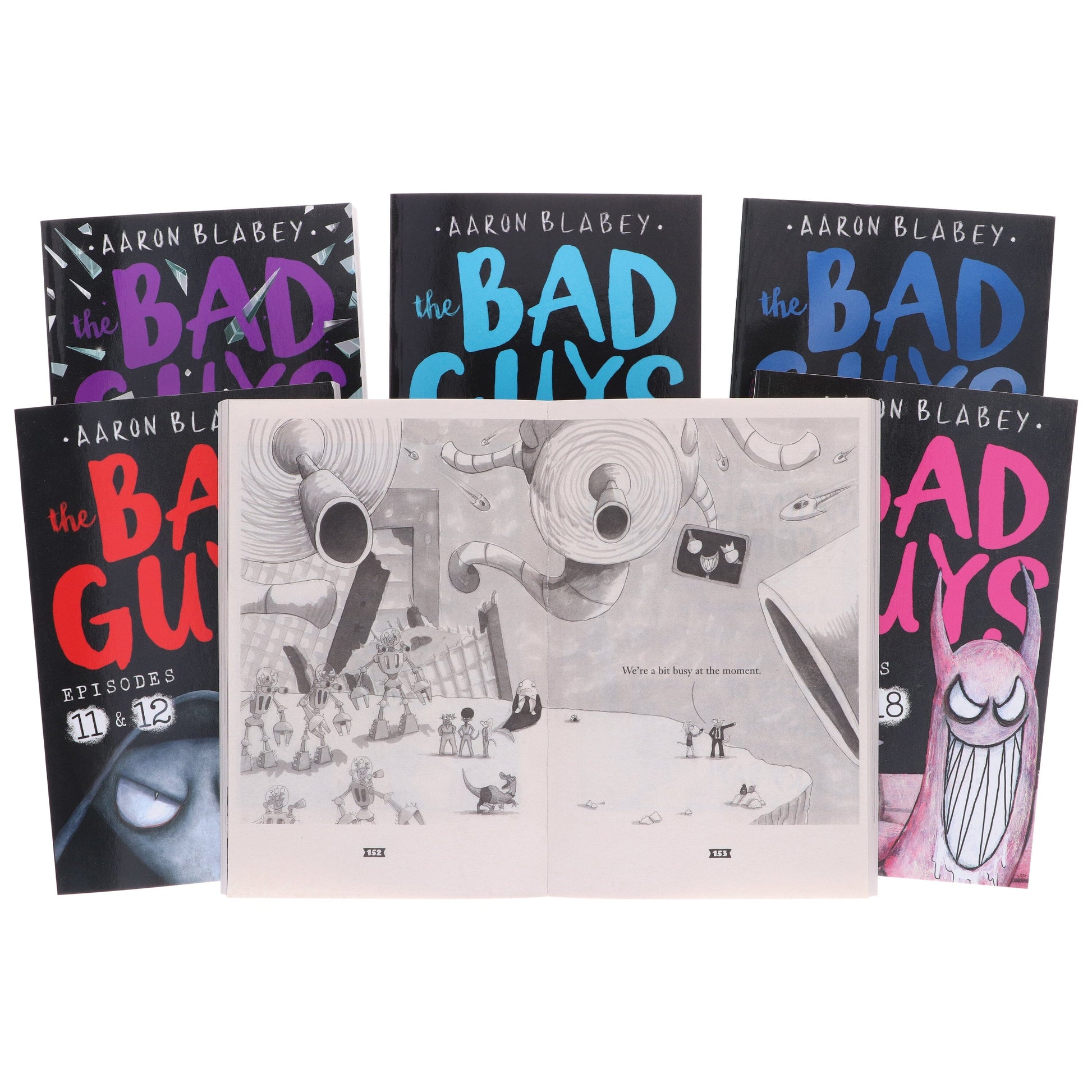 The Bad Guys Episodes 9-20 By Aaron Blabey 6 Books Collection Set - Ages 7-9 - Paperback 7-9 Scholastic