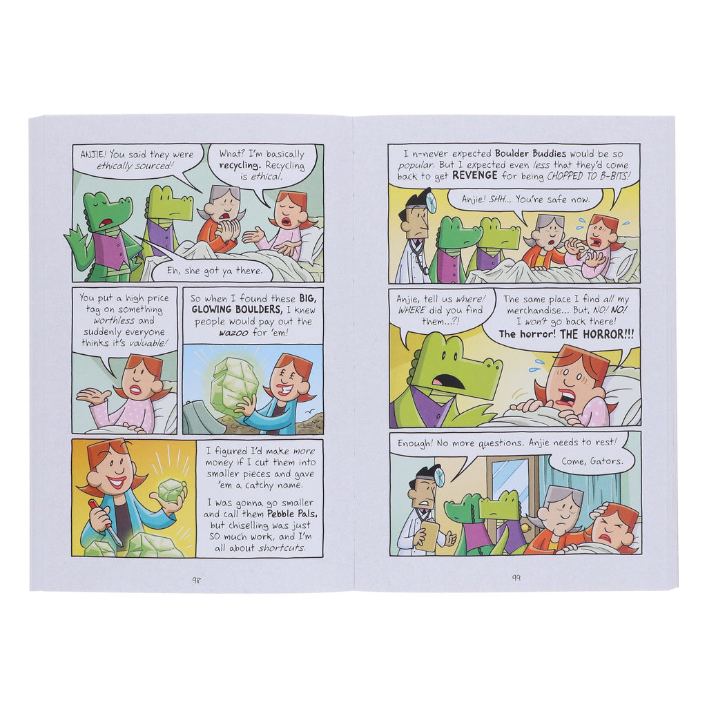 InvestiGators Series (Book 5-7) By John Patrick Green: illustrated 3 Books Collection Set - Ages 7-9 - Paperback Graphic Novels Pan Macmillan