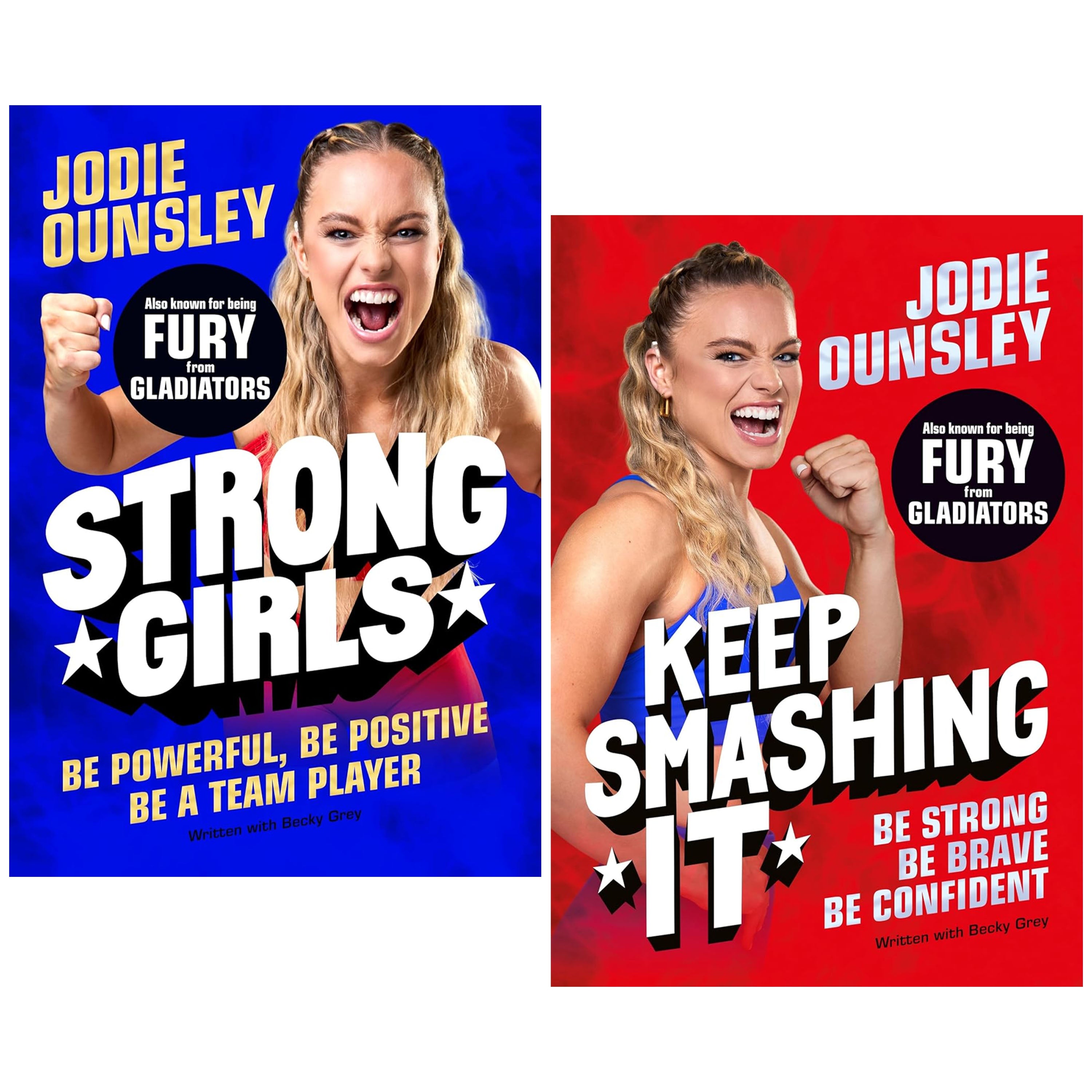 Jodie Ounsley Collection (Strong Girls & Keep Smashing It) 2 Books Set - Ages 8-11 - Paperback