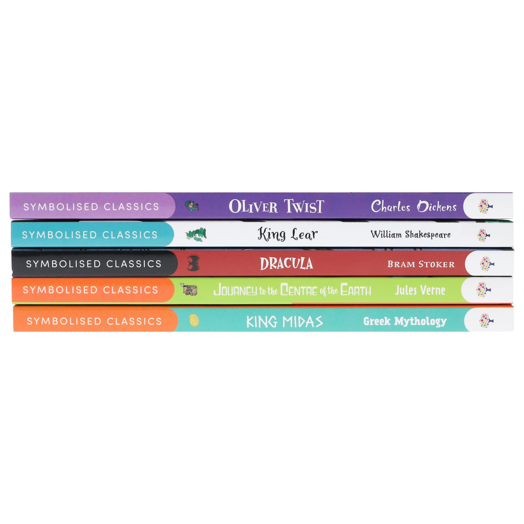 Symbolised Classics Reading Library: The Starter Collection (Volume 2) 5 Books Box Set - Ages 5+ - Paperback 5-7 Every Cherry Publishing