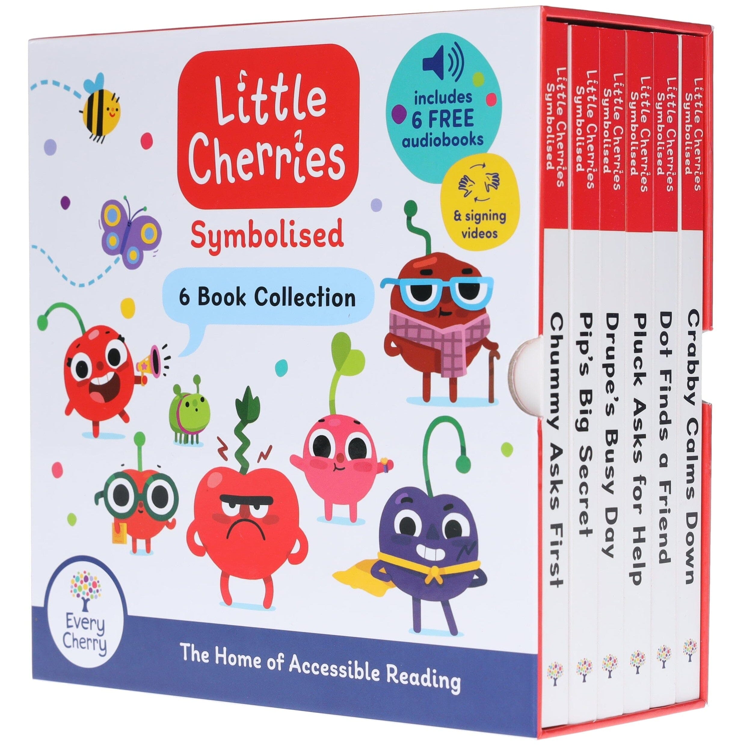 The Little Cherries Series illustrated 6 Books Collection Box Set (6 Free Audio Books Included) - Ages 5-7 - Paperback 5-7 Every Cherry Publishing