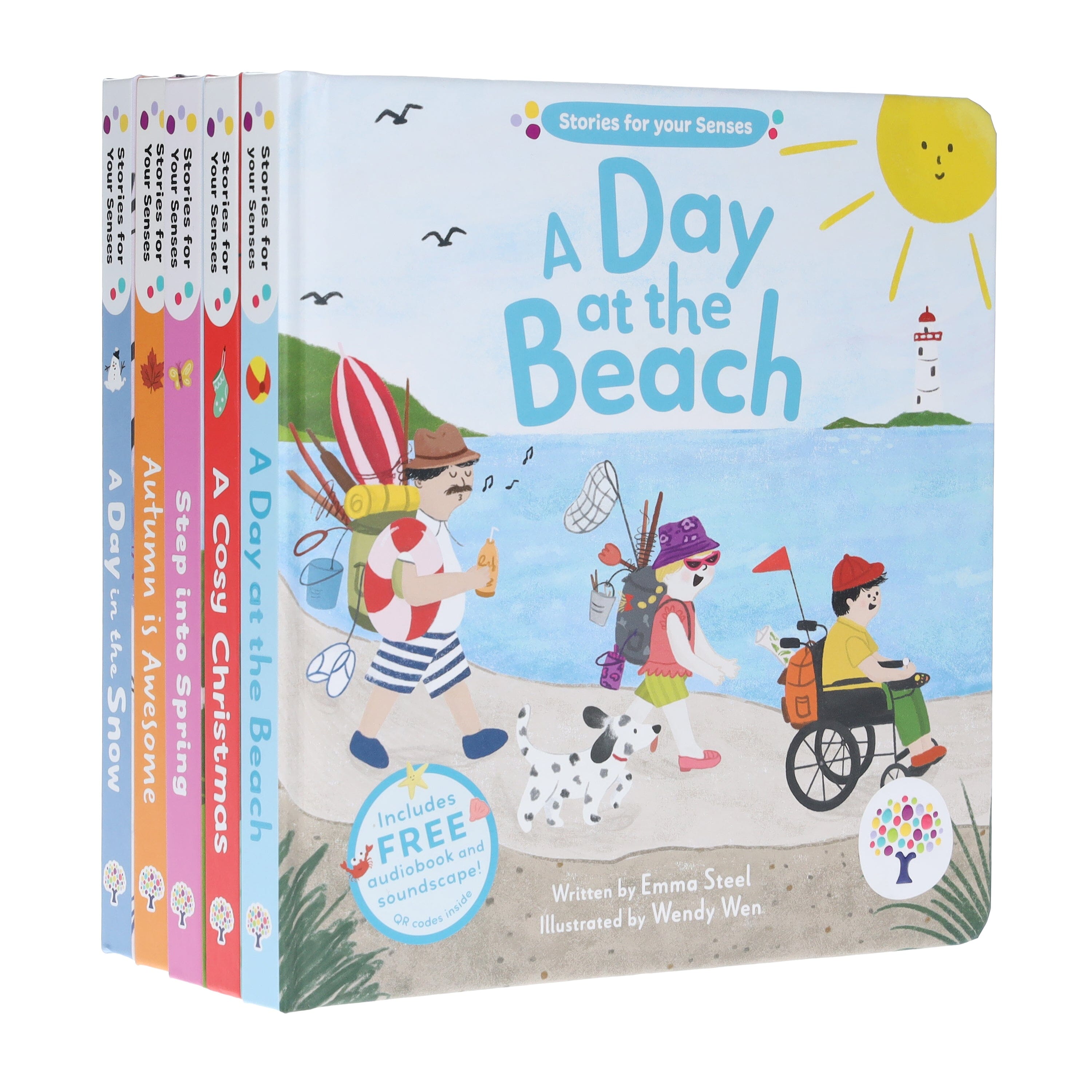 Stories for Your Senses Series by Emma Steel Illustrated 5 Books Collection Set - Ages 3-5 - Board Book 3-5 Every Cherry Publishing