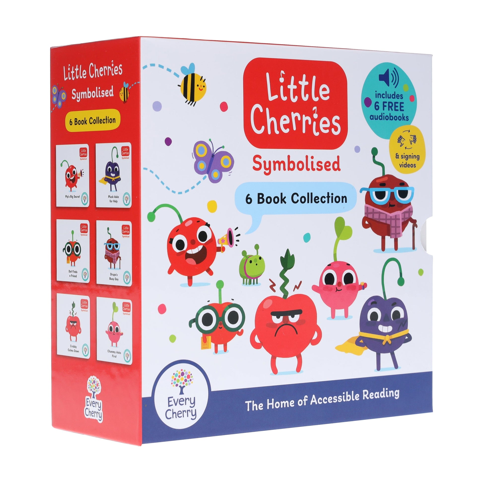 The Little Cherries Series (6 Free Audio Books Included) illustrated 6 Books Collection Box Set - Ages 5-7 - Paperback 5-7 Every Cherry Publishing